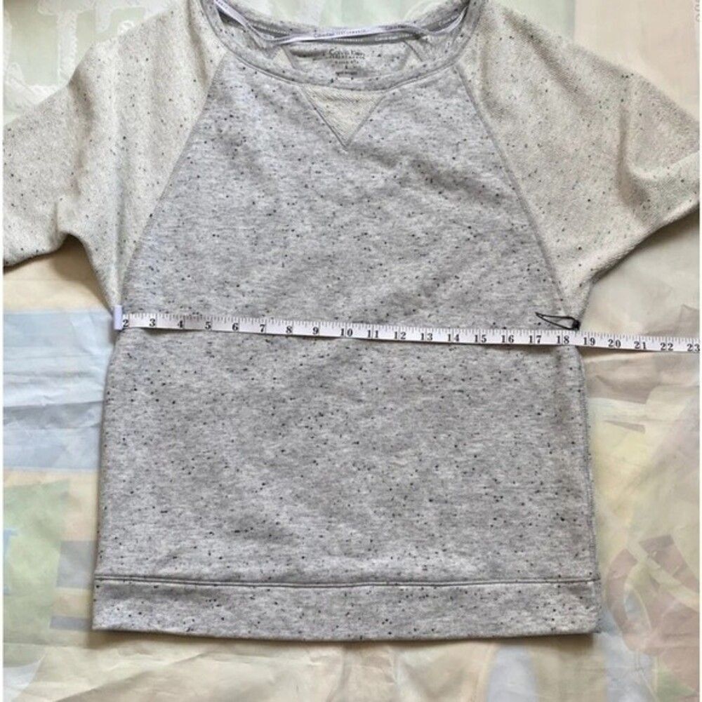 Calvin Klein Performance Top Women’s Quick Dry Heather Gray 3/4 Sleeve Sz Small - Picture 3 of 11
